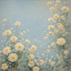 Blomster 09, ca. 2020 (olie på lærred)