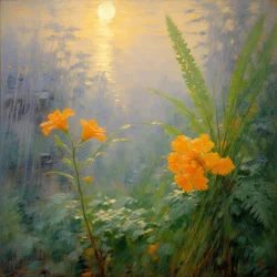 Florals 101, ca. 2024 (olie på lærred)