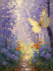 Blomster 106, ca. 2024 (olie på lærred)