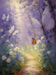 Blomster 107, ca. 2024 (olie på lærred)