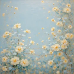 Blomster 10, ca. 2020 (olie på lærred)