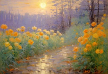 Blomster 111, ca. 2025 (olie på lærred)