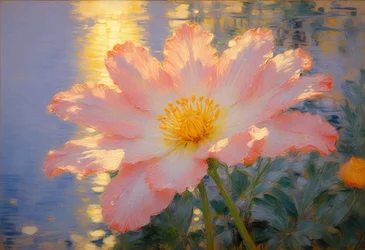Blomster 113, ca. 2025 (olie på lærred)