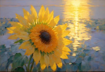 Blomster 119, ca. 2025 (olie på lærred)