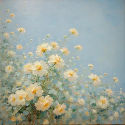 Blomster 12, ca. 2020 (olie på lærred)