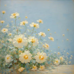 Blomster 13, ca. 2020 (olie på lærred)