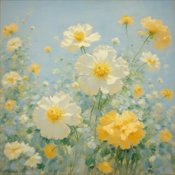 Blomster 17, ca. 2020 (olie på lærred)