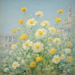 Blomster 20, ca. 2020 (olie på lærred)