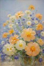 Blomster 44, ca. 2022 (olie på lærred)