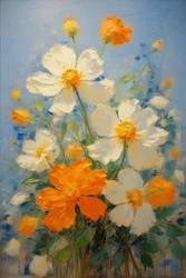 Florals 46, ca. 2022 (olie på lærred)