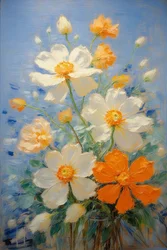 Blomster 49, ca. 2022 (olie på lærred)