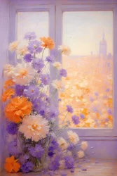 Blomster 53, ca. 2022 (olie på lærred)