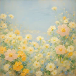 Blomster 57, ca. 2022 (olie på lærred)