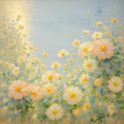 Blomster 59, ca. 2022 (olie på lærred)