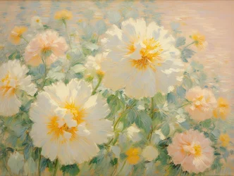 Blomster 63, ca. 2022 (olie på lærred)