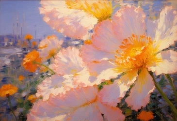 Blomster 65, ca. 2022 (olie på lærred)