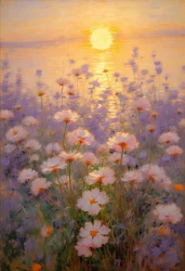 Blomster 91, ca. 2023 (olie på lærred)