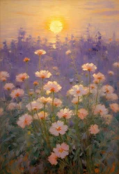 Blomster 92, ca. 2023 (olie på lærred)