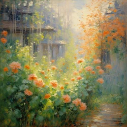 Blomster 99, ca. 2024 (olie på lærred)