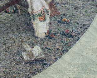 Advances, af Angelo Morbelli, detaljer