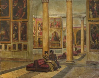 Interiør af Pinacoteca di Brera