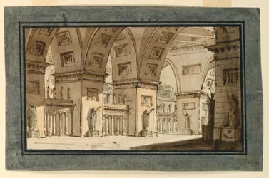 Scenedesign, interiør af palads