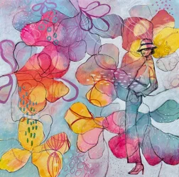 Den livlige blomstermuse