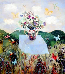 Insekter og sommerfugle, 2003 (akryl)