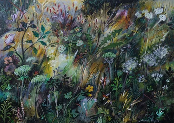 Wild Meadow, 2022 (akryl på plade)