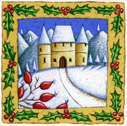 Fire årstider, vinter, 2015 (gouache)