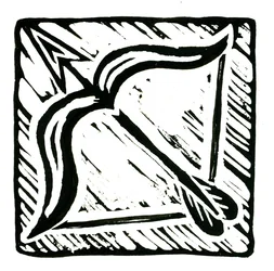Horoskop (Skytten), 2017 (linnedprint)