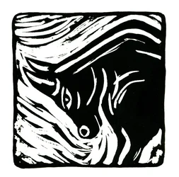 Horoskop (Tyren), 2017 (linnedprint)