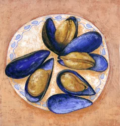 Støbeforme, 2014 (gouache)