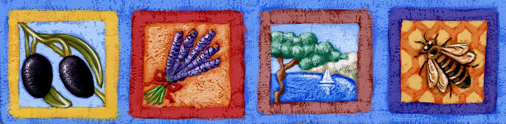 Provence (detalje 2), 2015 (gouache)