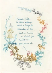 Titelside til New Suite of Chinese Arabesques, begyndelsen af 1760