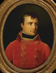 Napoleon Bonaparte som førstekonsul (prustende)