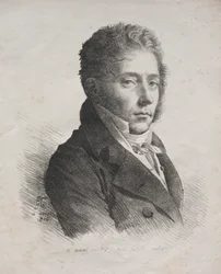 Samling af litografiske essays: Portræt af MR. Coupin de La Couperie, 1816.