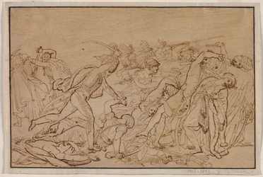 Studie til The Revolt of Cairo, 1810.