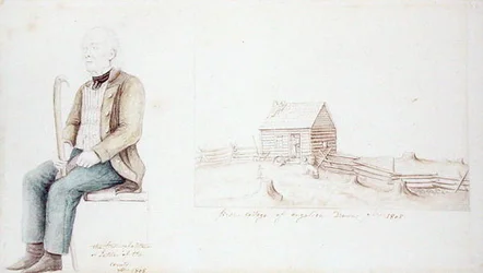 First Cottage of Angelica, og The First Settler of Allegany County, New York
