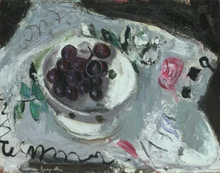 Dish of Grapes, ca. 1957 (olie på bord)