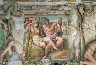 Herakles og Iole (Fresco
