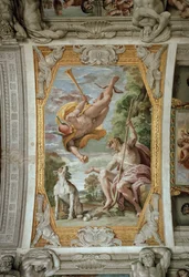 Merkur og Paris (Fresco