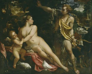 Venus, Adonis og Amor