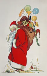 Here Comes Santa Claus (bogillustration)