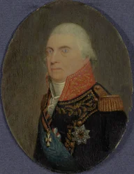 Admiral Jan Hendrik van Kinsbergen (1735-1819), ca. 1810 (gouache på elfenben)