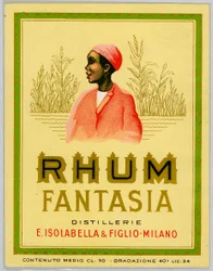 Annonce for Fantasia rom, sukkerrørsplantage (begyndelsen af det 20. århundrede)