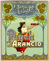 Annonce for orange punch (Chromolithography 1905)
