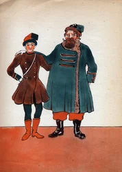 Anonym illustration til "Les deux Nigauds" skrevet af grevinden af Segur, 20. århundrede (tryk)