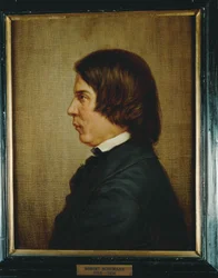 Komponisten Robert Schumann ... (maleri på lærred)