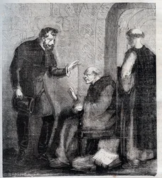 Diogo Inácio de Pina Manique (1733-1805), portugisisk magistrat. Han angriber portugisisk frimureri. Gravure fra 1879 i „Histoire des sociétés secrètes, politiques et religieuses“ af Pierre Zaccone (1817-1895).